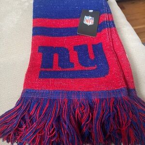NFL Giants Red and Blue Knit Scarf